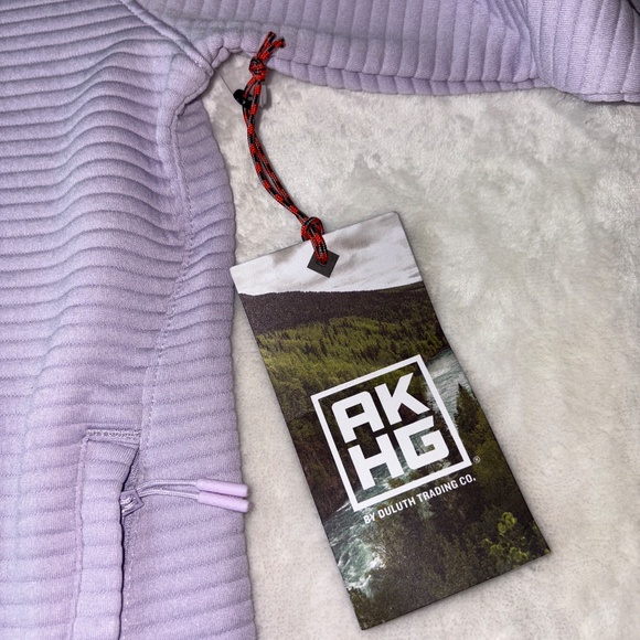 Alaskan Hardgear Blackburn Mock Pullover Sweatshirt Womens Size 5 Violet Duluth - Picture 4 of 10